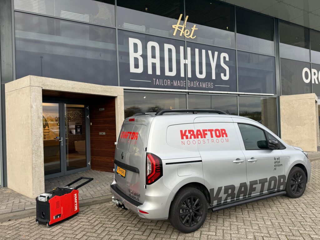 Kraftor Noodstroom installatie bij Het Badhuys